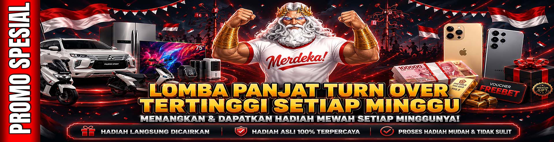 Lomba Turnover Setiap Minggu!